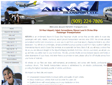 Tablet Screenshot of airvantransport.com